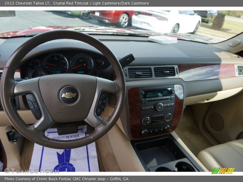 Crystal Red Tintcoat / Light Cashmere/Dark Cashmere 2013 Chevrolet Tahoe LT