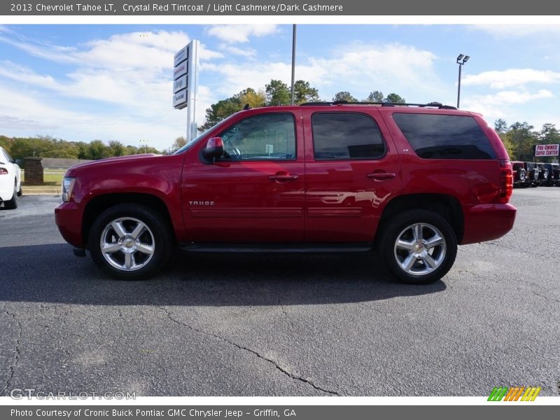 Crystal Red Tintcoat / Light Cashmere/Dark Cashmere 2013 Chevrolet Tahoe LT
