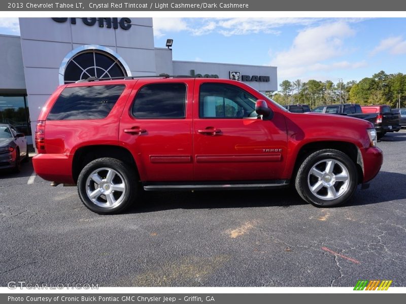 Crystal Red Tintcoat / Light Cashmere/Dark Cashmere 2013 Chevrolet Tahoe LT