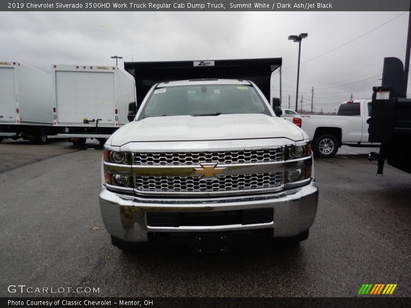 Summit White / Dark Ash/Jet Black 2019 Chevrolet Silverado 3500HD Work Truck Regular Cab Dump Truck