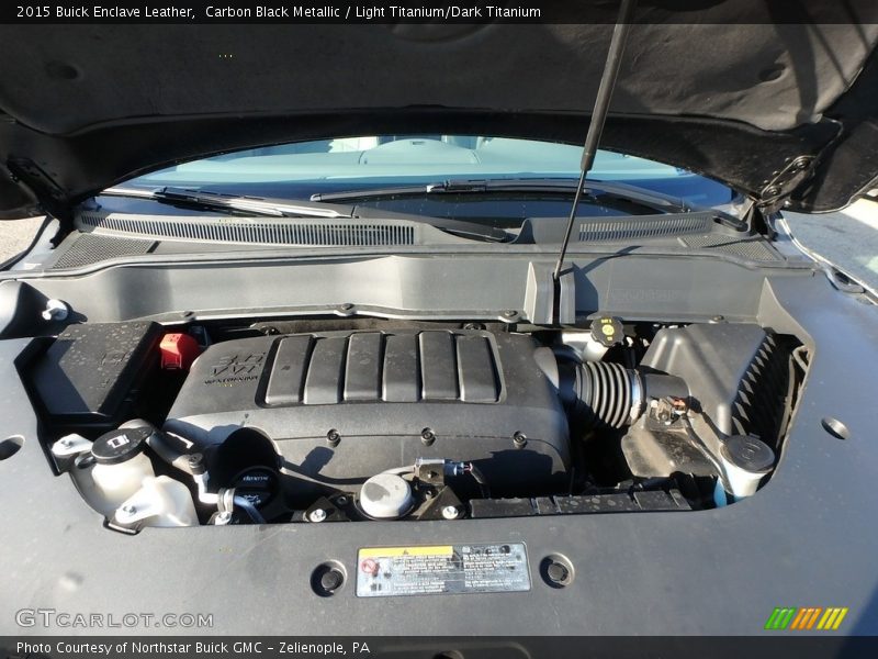Carbon Black Metallic / Light Titanium/Dark Titanium 2015 Buick Enclave Leather