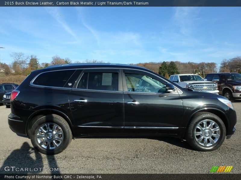 Carbon Black Metallic / Light Titanium/Dark Titanium 2015 Buick Enclave Leather