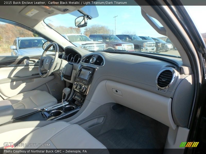 Carbon Black Metallic / Light Titanium/Dark Titanium 2015 Buick Enclave Leather