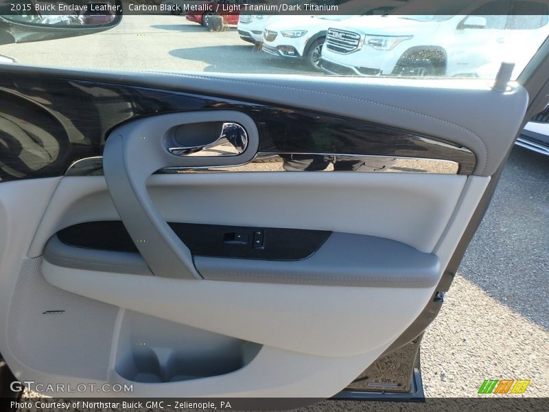Carbon Black Metallic / Light Titanium/Dark Titanium 2015 Buick Enclave Leather