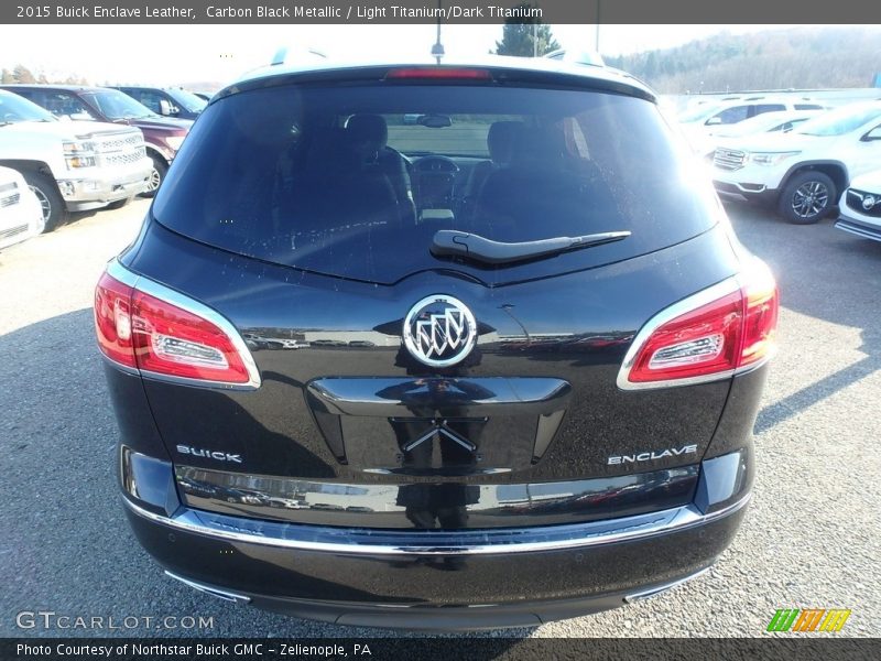 Carbon Black Metallic / Light Titanium/Dark Titanium 2015 Buick Enclave Leather