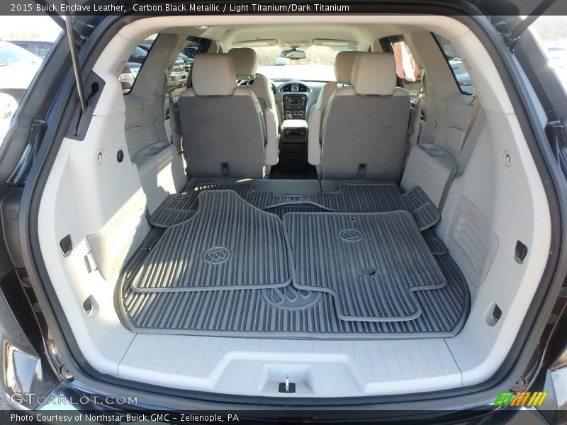 Carbon Black Metallic / Light Titanium/Dark Titanium 2015 Buick Enclave Leather