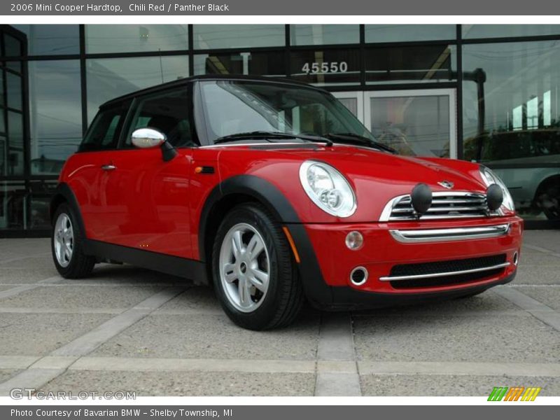 Chili Red / Panther Black 2006 Mini Cooper Hardtop