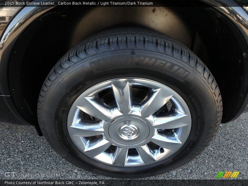 Carbon Black Metallic / Light Titanium/Dark Titanium 2015 Buick Enclave Leather