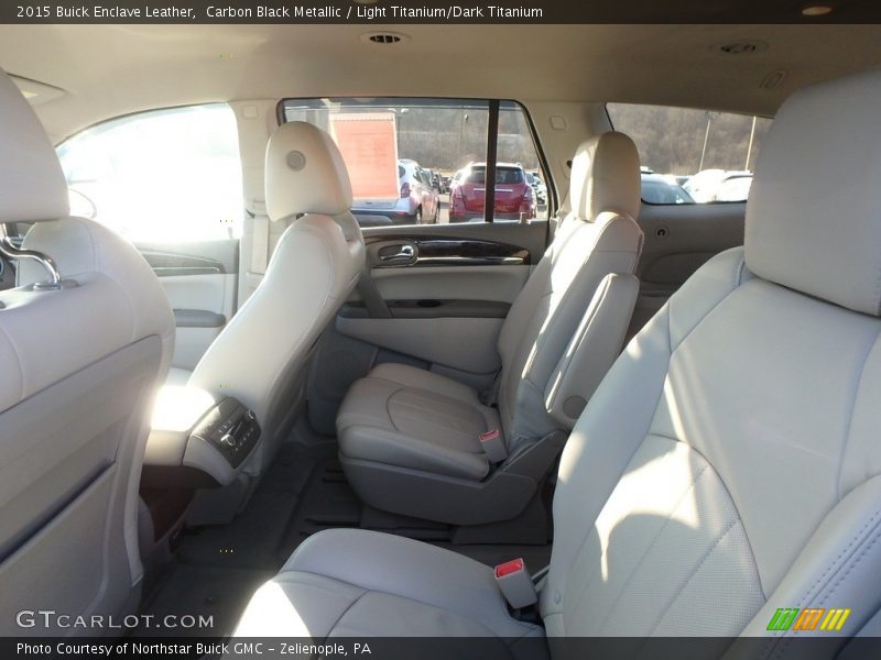 Carbon Black Metallic / Light Titanium/Dark Titanium 2015 Buick Enclave Leather