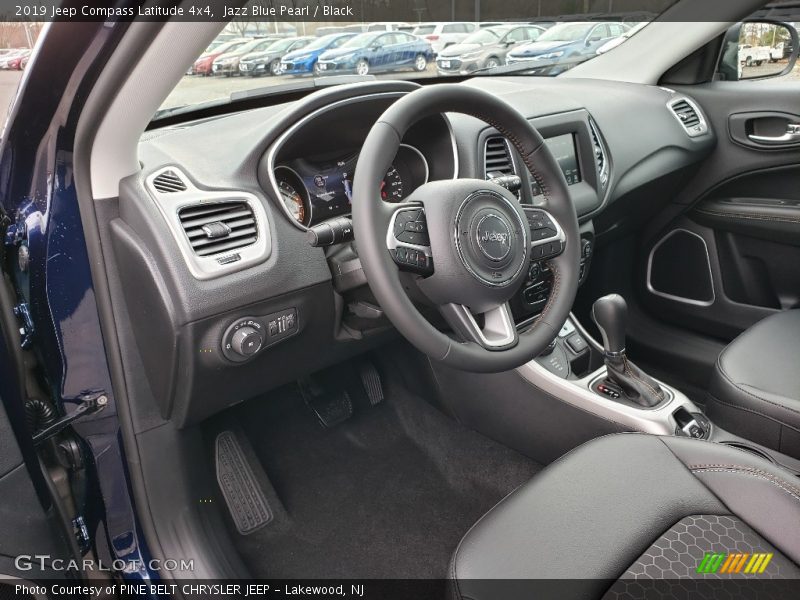 Jazz Blue Pearl / Black 2019 Jeep Compass Latitude 4x4