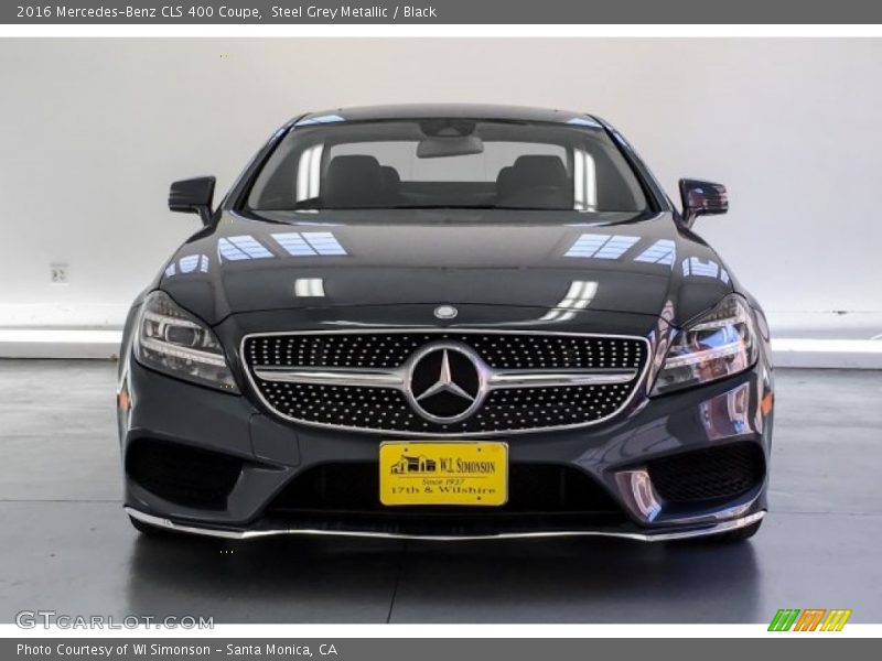 Steel Grey Metallic / Black 2016 Mercedes-Benz CLS 400 Coupe