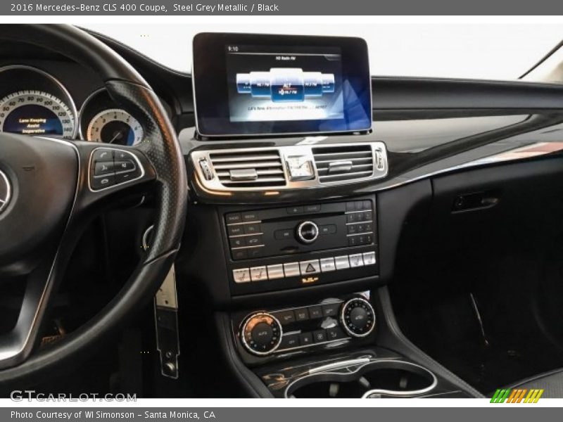 Steel Grey Metallic / Black 2016 Mercedes-Benz CLS 400 Coupe