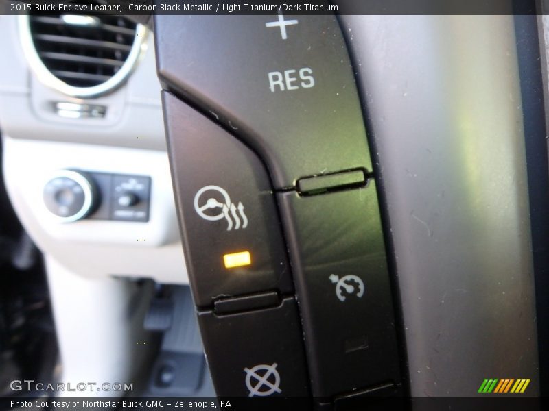 Carbon Black Metallic / Light Titanium/Dark Titanium 2015 Buick Enclave Leather