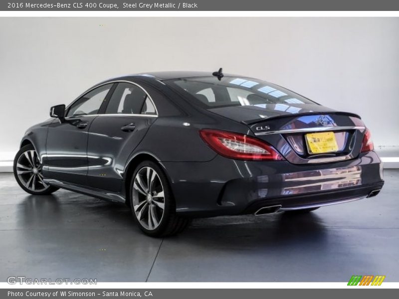 Steel Grey Metallic / Black 2016 Mercedes-Benz CLS 400 Coupe