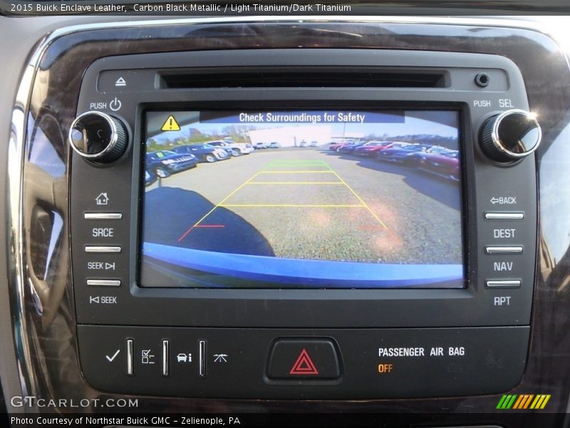 Carbon Black Metallic / Light Titanium/Dark Titanium 2015 Buick Enclave Leather