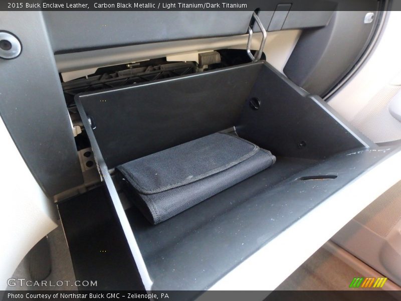 Carbon Black Metallic / Light Titanium/Dark Titanium 2015 Buick Enclave Leather