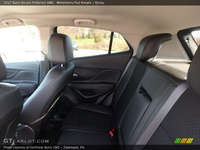 Winterberry Red Metallic / Ebony 2017 Buick Encore Preferred AWD