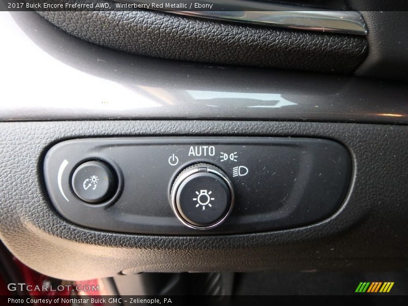 Winterberry Red Metallic / Ebony 2017 Buick Encore Preferred AWD