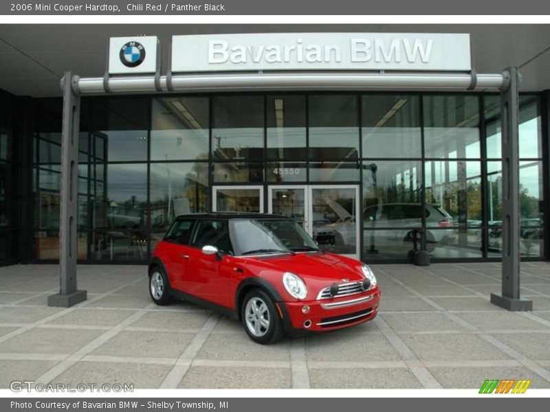 Chili Red / Panther Black 2006 Mini Cooper Hardtop