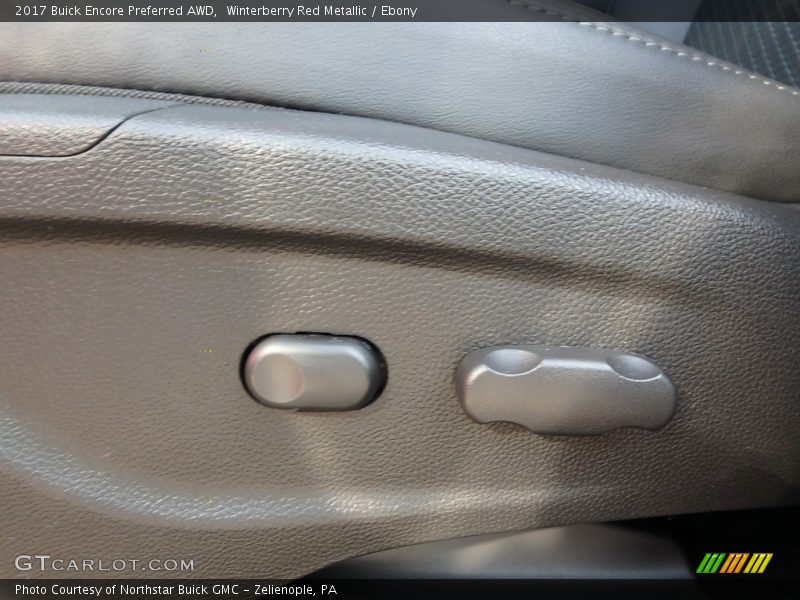 Winterberry Red Metallic / Ebony 2017 Buick Encore Preferred AWD