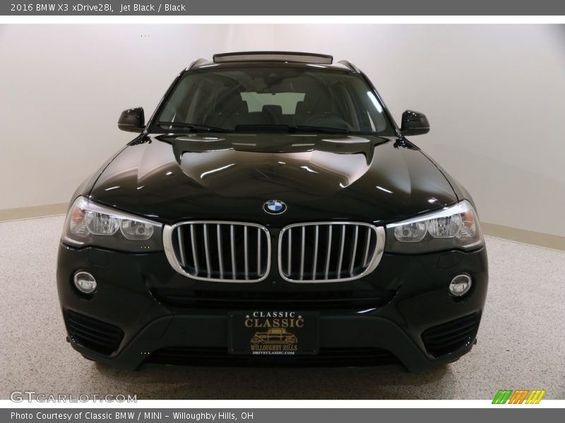 Jet Black / Black 2016 BMW X3 xDrive28i