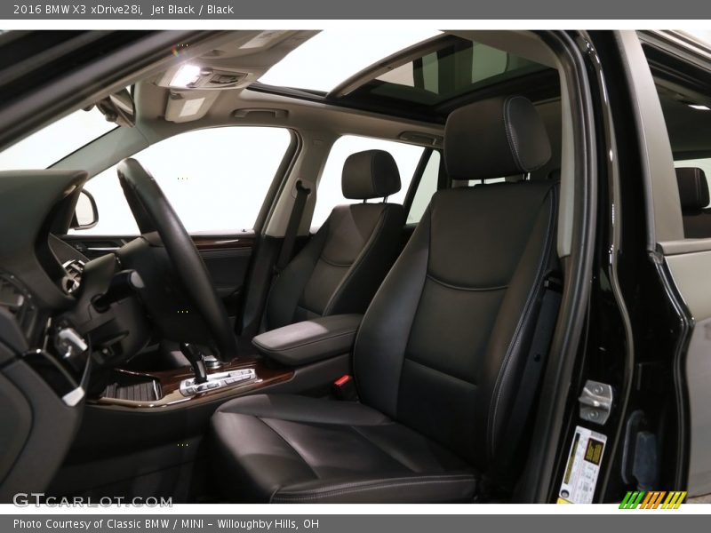 Jet Black / Black 2016 BMW X3 xDrive28i