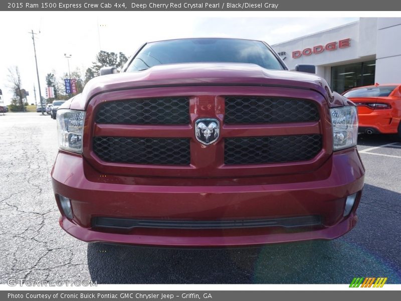 Deep Cherry Red Crystal Pearl / Black/Diesel Gray 2015 Ram 1500 Express Crew Cab 4x4