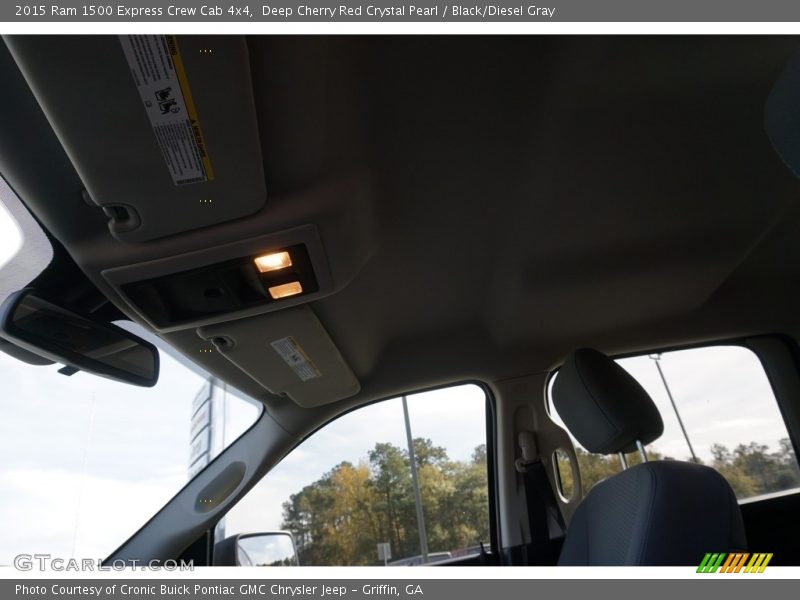 Deep Cherry Red Crystal Pearl / Black/Diesel Gray 2015 Ram 1500 Express Crew Cab 4x4