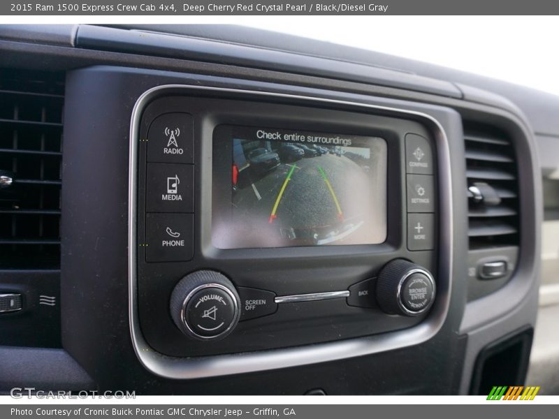Deep Cherry Red Crystal Pearl / Black/Diesel Gray 2015 Ram 1500 Express Crew Cab 4x4