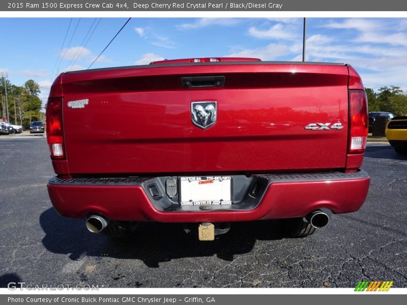 Deep Cherry Red Crystal Pearl / Black/Diesel Gray 2015 Ram 1500 Express Crew Cab 4x4
