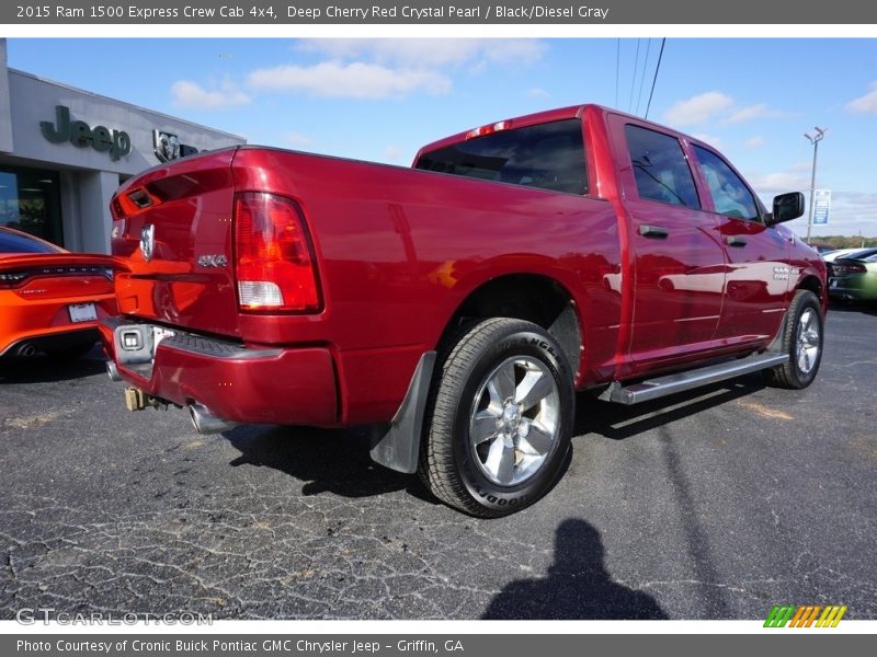 Deep Cherry Red Crystal Pearl / Black/Diesel Gray 2015 Ram 1500 Express Crew Cab 4x4