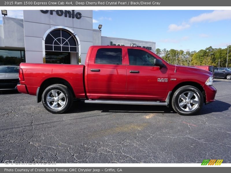 Deep Cherry Red Crystal Pearl / Black/Diesel Gray 2015 Ram 1500 Express Crew Cab 4x4