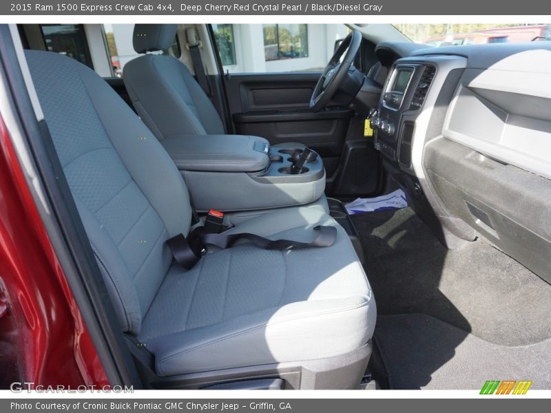 Deep Cherry Red Crystal Pearl / Black/Diesel Gray 2015 Ram 1500 Express Crew Cab 4x4