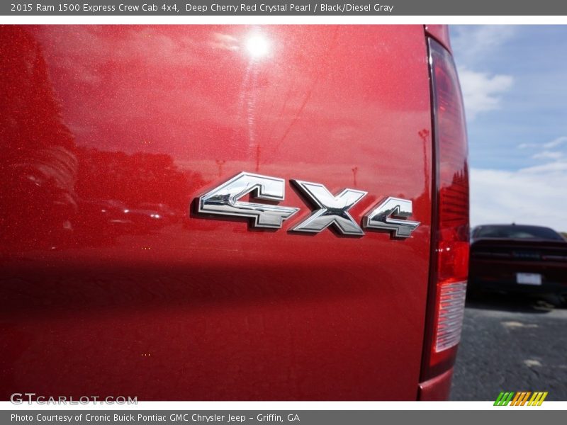 Deep Cherry Red Crystal Pearl / Black/Diesel Gray 2015 Ram 1500 Express Crew Cab 4x4