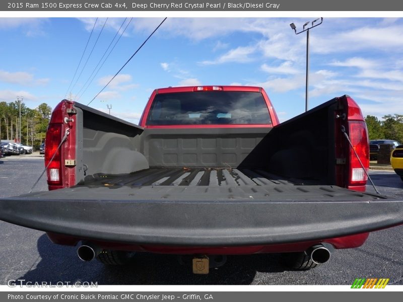 Deep Cherry Red Crystal Pearl / Black/Diesel Gray 2015 Ram 1500 Express Crew Cab 4x4