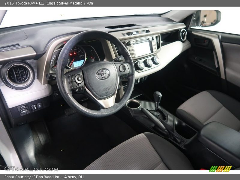 Classic Silver Metallic / Ash 2015 Toyota RAV4 LE