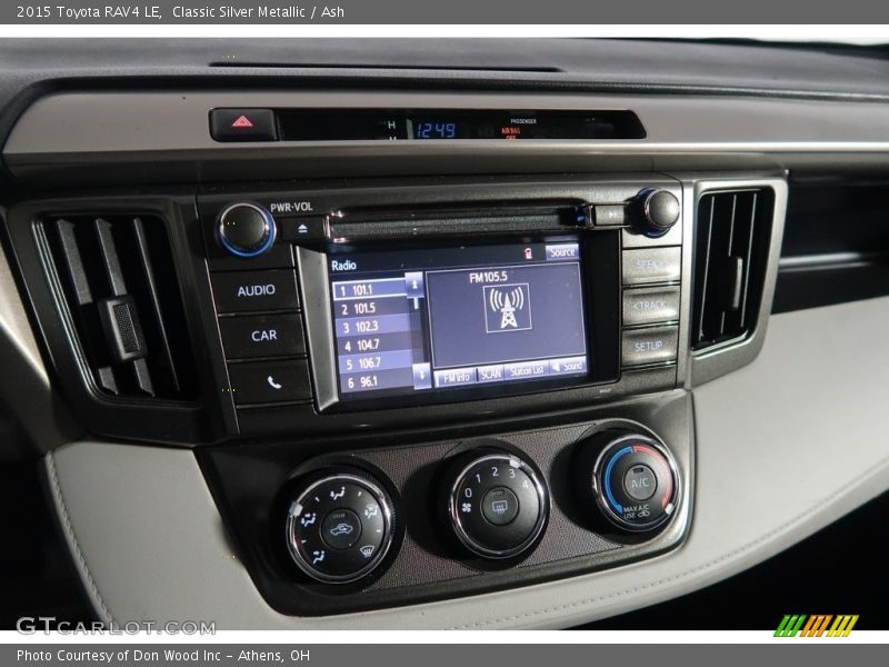 Classic Silver Metallic / Ash 2015 Toyota RAV4 LE
