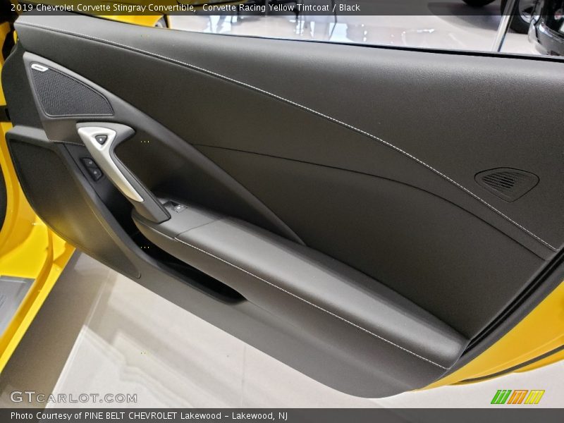 Corvette Racing Yellow Tintcoat / Black 2019 Chevrolet Corvette Stingray Convertible