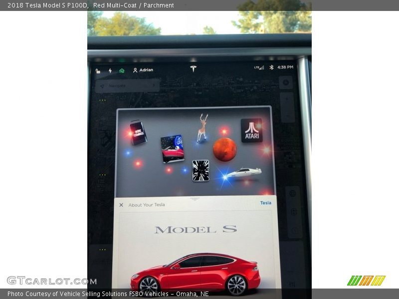 Controls of 2018 Model S P100D