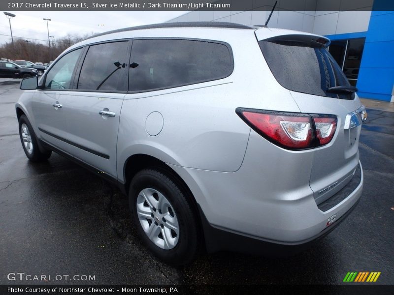 Silver Ice Metallic / Dark Titanium/Light Titanium 2017 Chevrolet Traverse LS