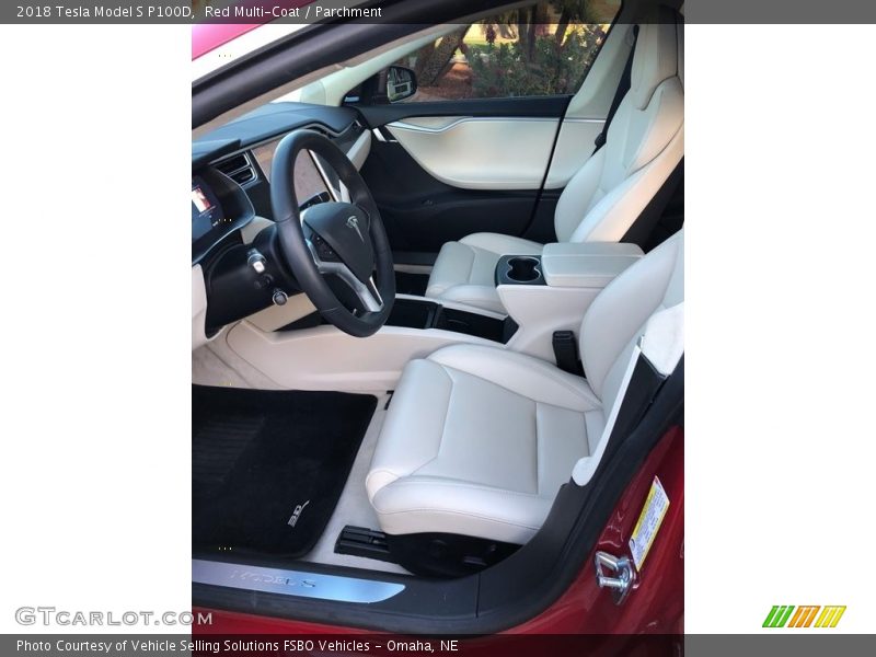 Front Seat of 2018 Model S P100D