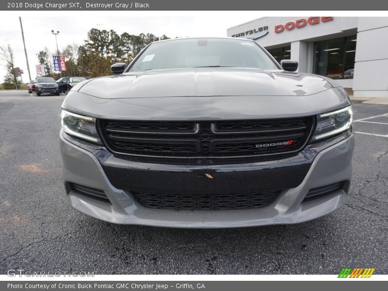 Destroyer Gray / Black 2018 Dodge Charger SXT