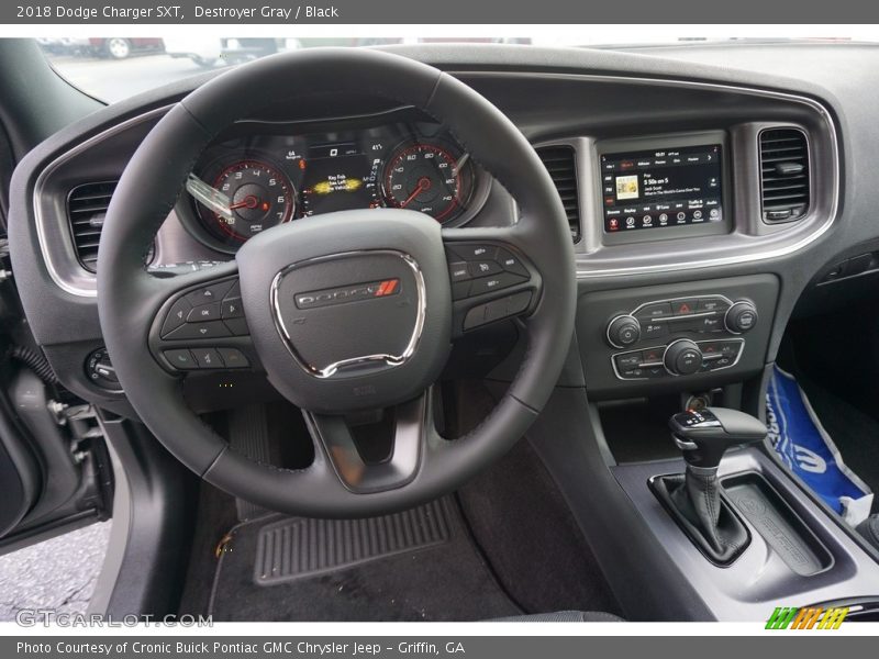 Destroyer Gray / Black 2018 Dodge Charger SXT
