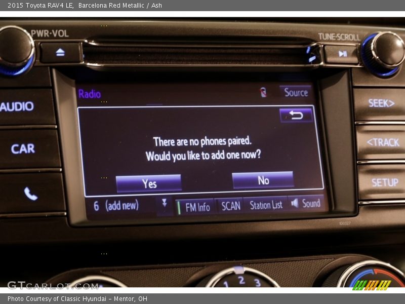 Barcelona Red Metallic / Ash 2015 Toyota RAV4 LE
