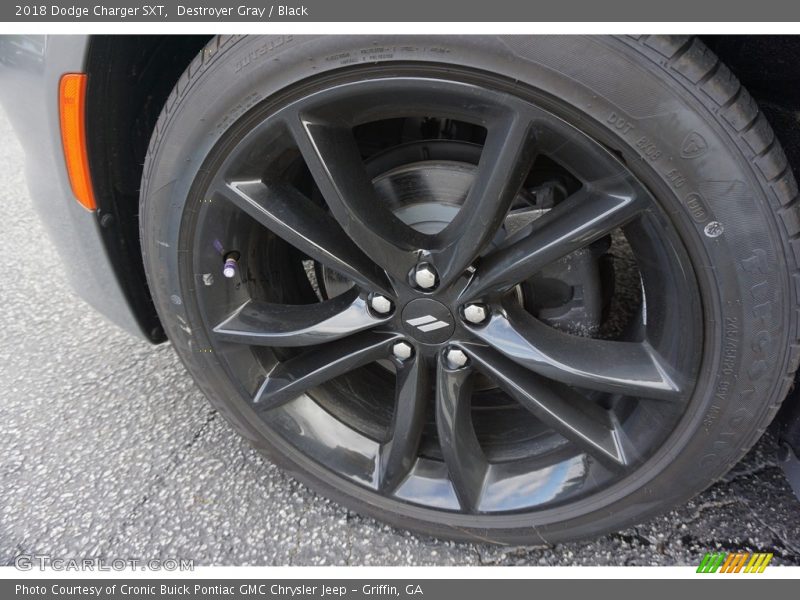 Destroyer Gray / Black 2018 Dodge Charger SXT
