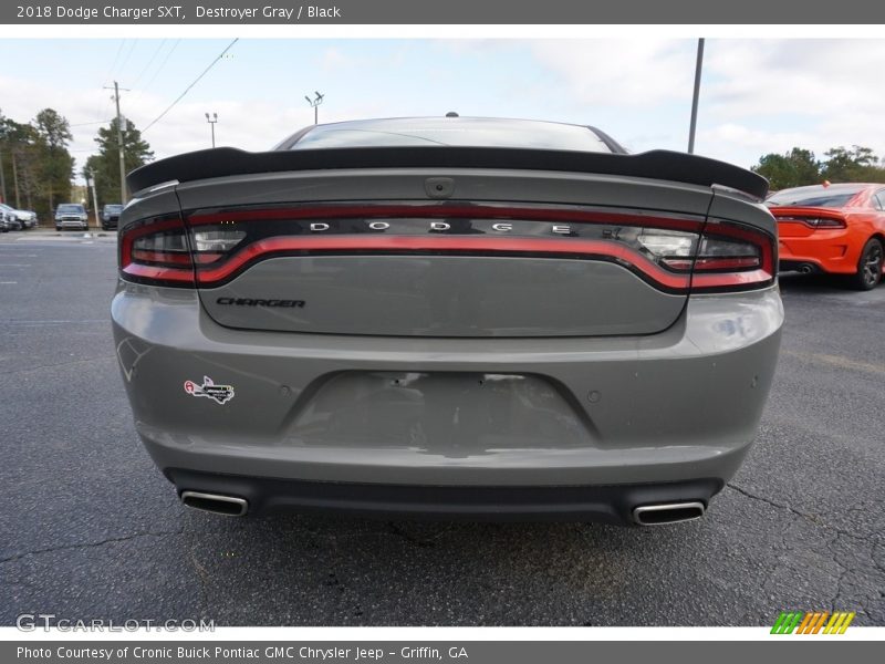 Destroyer Gray / Black 2018 Dodge Charger SXT