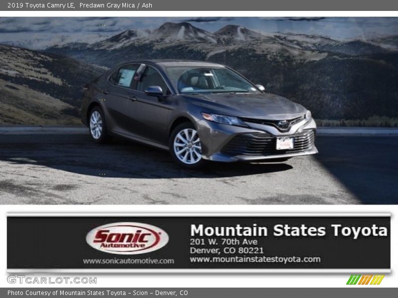 Predawn Gray Mica / Ash 2019 Toyota Camry LE