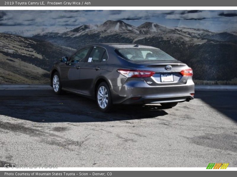 Predawn Gray Mica / Ash 2019 Toyota Camry LE