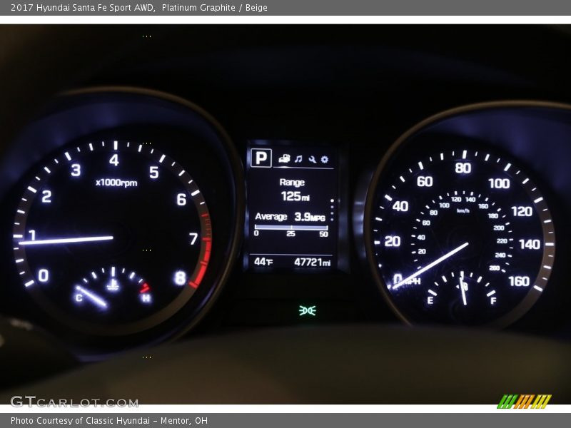 Platinum Graphite / Beige 2017 Hyundai Santa Fe Sport AWD