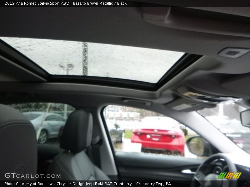 Basalto Brown Metallic / Black 2019 Alfa Romeo Stelvio Sport AWD